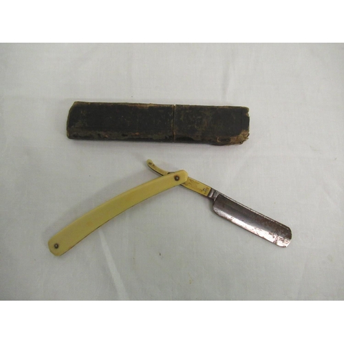 79 - Antique ERN Cut Throat Razor