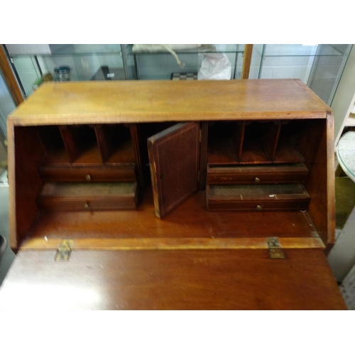 76 - An Edwardian Mahogany and Inlaid Bureau Circa 1920