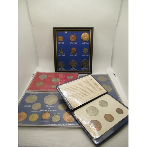 704 - A Collection of GB Coin Sets and Decimal Coin Sets