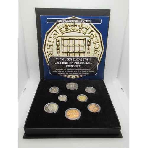 713 - the Queen Elizabeth II Last British Predecimal Coins Set - The Bradford Exchange