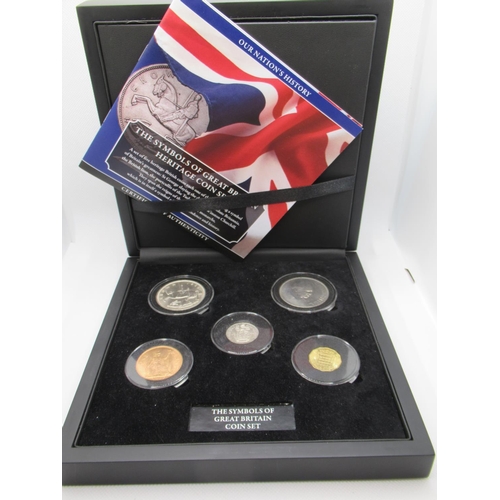 715 - The Symbols of Great Britain Coin Set - The Bradford Exchange