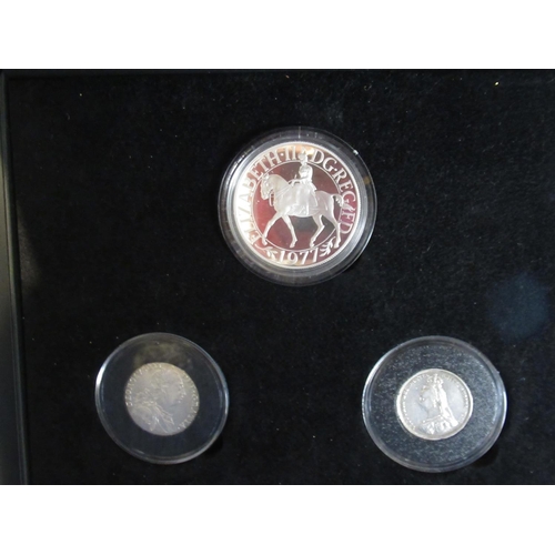 716 - Britain's Longest Reigning Monarch's Silver Coin Set - The Bradford Exchange. King George III Silver... 