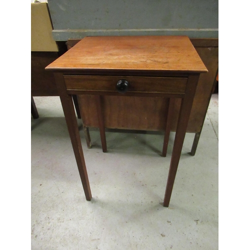 833 - A Tall Occasional Table with Drawer 77 x 48 x 43cm