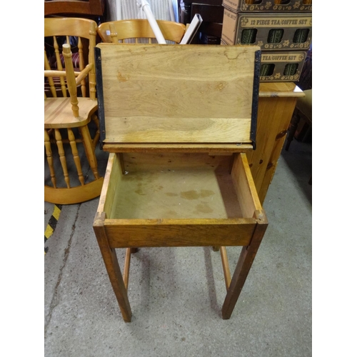 849 - A Vintage School Childs Desk and Chair 51 x 40 x 65cm