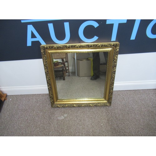 60A - A Gilt Framed Bevelled Glass Mirror 57x59cm