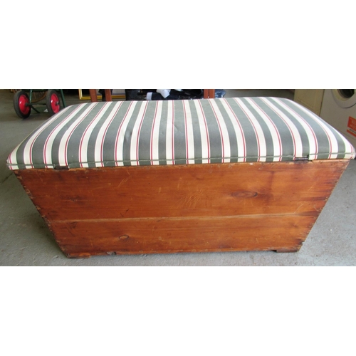 38 - A Cushion Topped Ottoman Chest 103 x 56 x 47cm