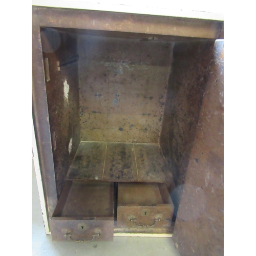 40 - A Large Antique Safe with Key