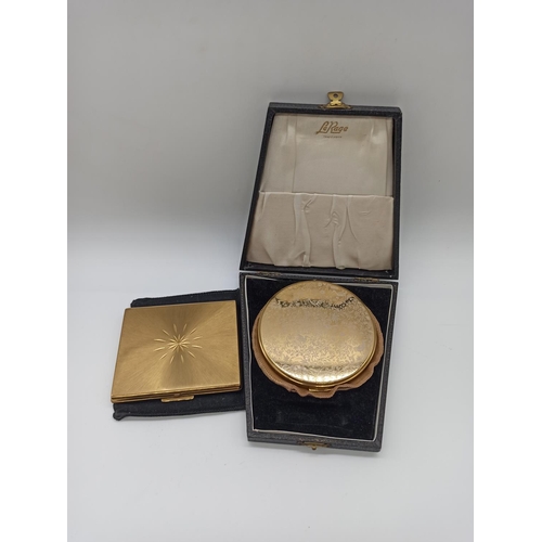 69 - Ladies Cigarette Case and Powder Compact