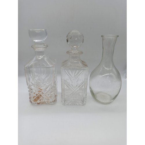 81c - 2 x Decanters and Carafe