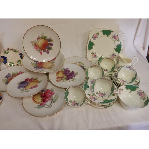 758 - 3 Part Ceramic Sets inc. Coffee/ Tea and Serving Plates