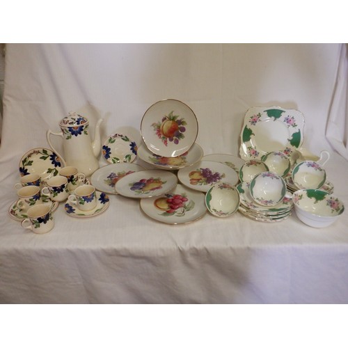 758 - 3 Part Ceramic Sets inc. Coffee/ Tea and Serving Plates