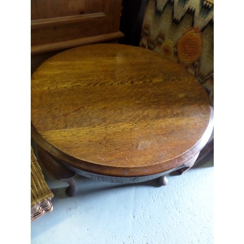 766 - A Circular Occasional Table on Pad Feet 58cm Diameter