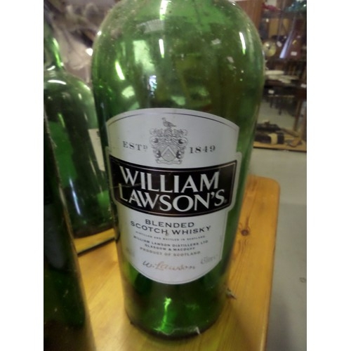 770 - 2 x Large 4.5 Ltr Bottles Williams Lawsons and Clan Cambell