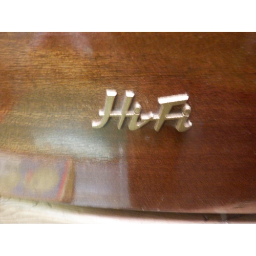 113 - PYE Mahogany Hi Fi Unit