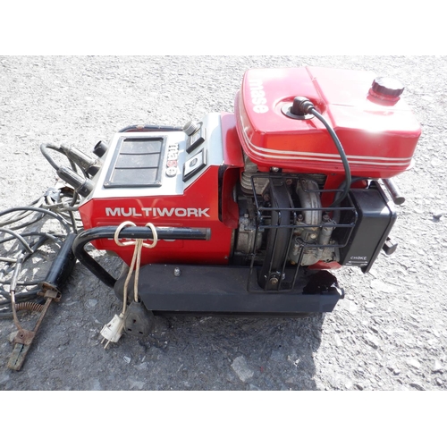 141 - Mase Multiwork Welder/ Generator 50-130 amp Welder, 2000 Watt Generator. Lombardini Engine IM350 (34... 