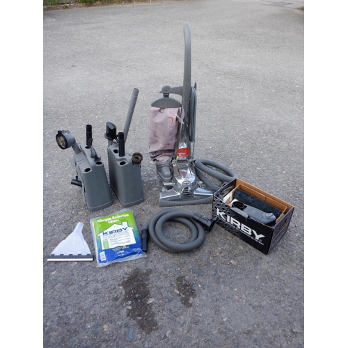 260 - Kirby Sentria Retro Vacuum Cleaner ( Barely Used) and a Large Assortment of Attachments inc. Multi S... 