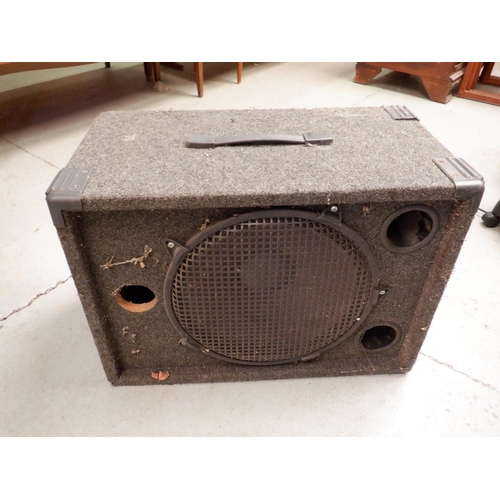 281 - 40cm Diameter PA Speaker Cabinet 66 x 35 x 47cm