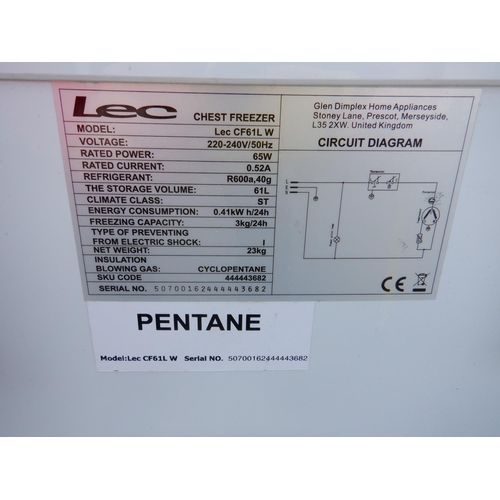 292 - LEC 61 Ltr Chest Freezer