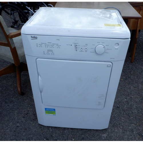 293 - Beko 6KG Vented Tumble Dryer As New Condition