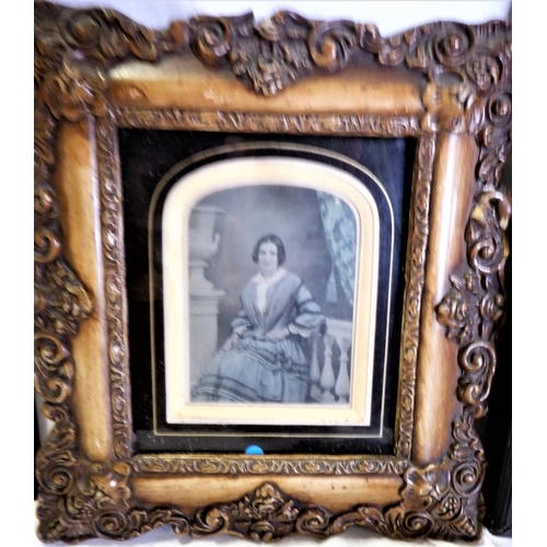 303 - An Antique Collection of Framed Portrait Photographs