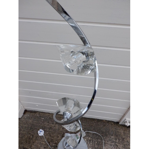 305 - Modern 6 Light Chrome Standard Lamp