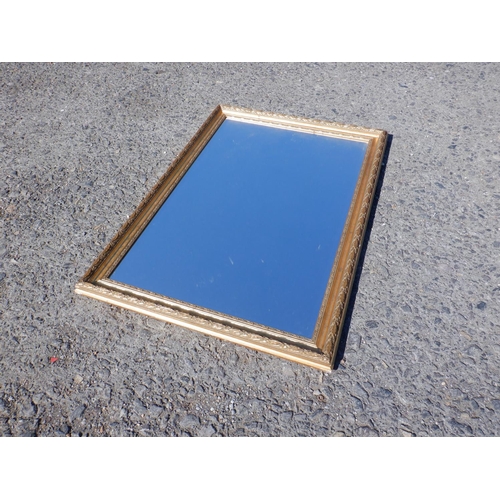 346 - Ornate Large Gilt Framed Mirror approx. 105cm x 73cm