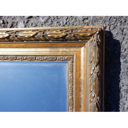 346 - Ornate Large Gilt Framed Mirror approx. 105cm x 73cm