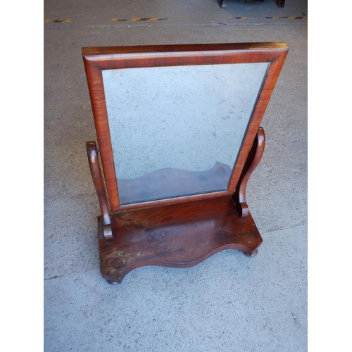 348 - Hardwood Dressing Table Mirror approx. 62 x 50cm