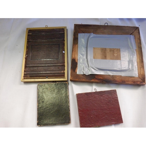 53 - 4 Framed Daguerreotypes of Family Portraits and Garden Scene