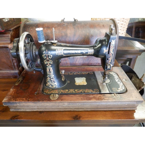 67 - A Hand Crank Governor Sewing Machine