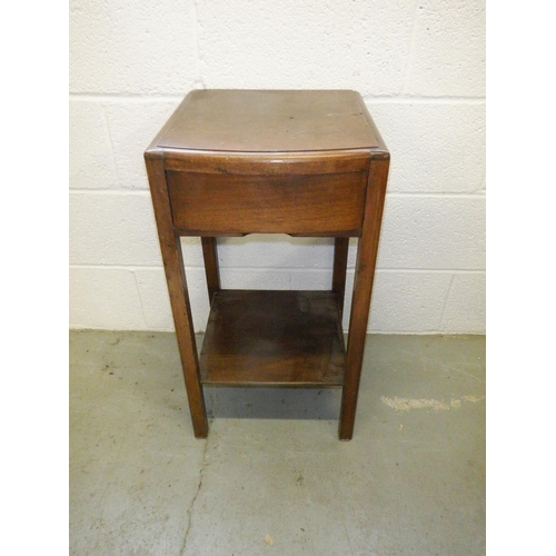 658 - A Vintage Side Table/ Plant Stand with Drawer 70 x 38 x 40cm