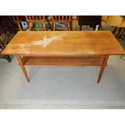 673 - A Mid Century Design Coffee Table ( Water Marking to top)