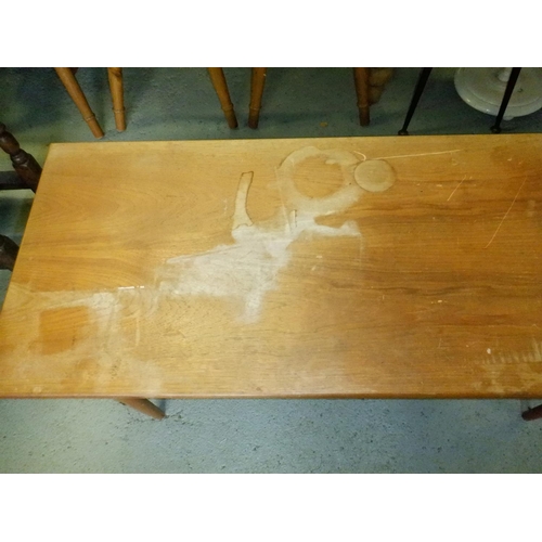 673 - A Mid Century Design Coffee Table ( Water Marking to top)