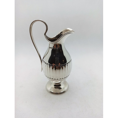 18F - Hallmarked Silver Helmet Jug 88.2 Grams