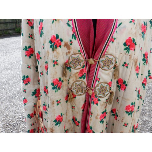 30C - A Genuine Antique Japanese Silk Kimono - Believed to be presented by Queen Mary to the Owners Father... 