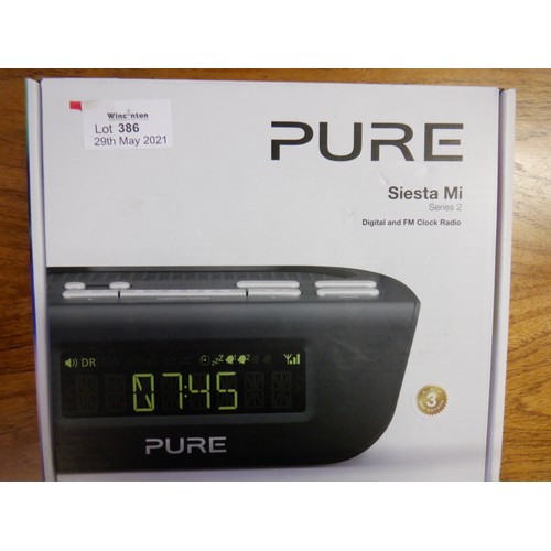 386 - A Pure Siesta Digital FM Clock Radio