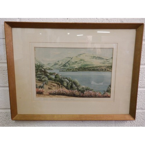 232 - Set of 3 Paintings of Landscape Themes Snowdon - North Wales, Westmorland - Lake District and John o... 