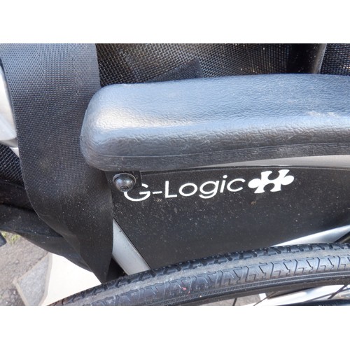 398 - A G-Logic Excel Folding Wheelchair