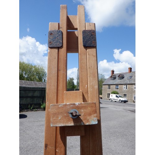 98 - A Large Vintage Artists Easel approx 2 Meters Tall