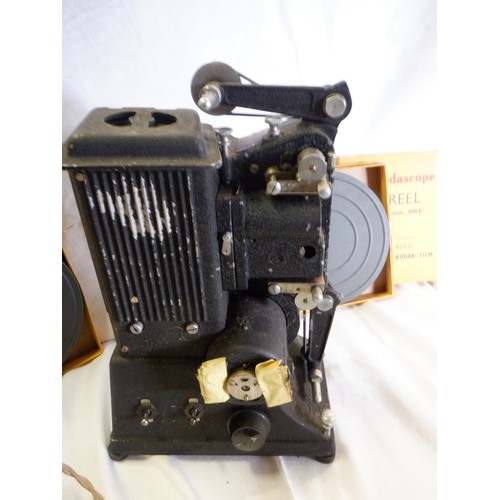 123 - Ensign Film Projector Films of the Royal Tours South Africa etc.