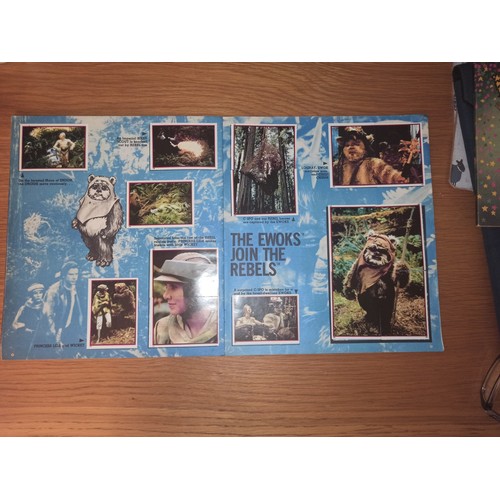 51 - Return of the Jedi Panini sticker album, complete. Published in 1983 by Lucasfilm.