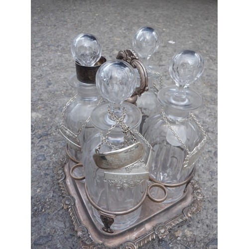 339 - Decanter with Stand and Labels