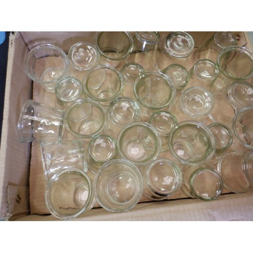 93 - Approx 60 x Re-Cycled Glass Tea Light Holders