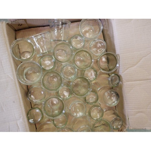 93 - Approx 60 x Re-Cycled Glass Tea Light Holders