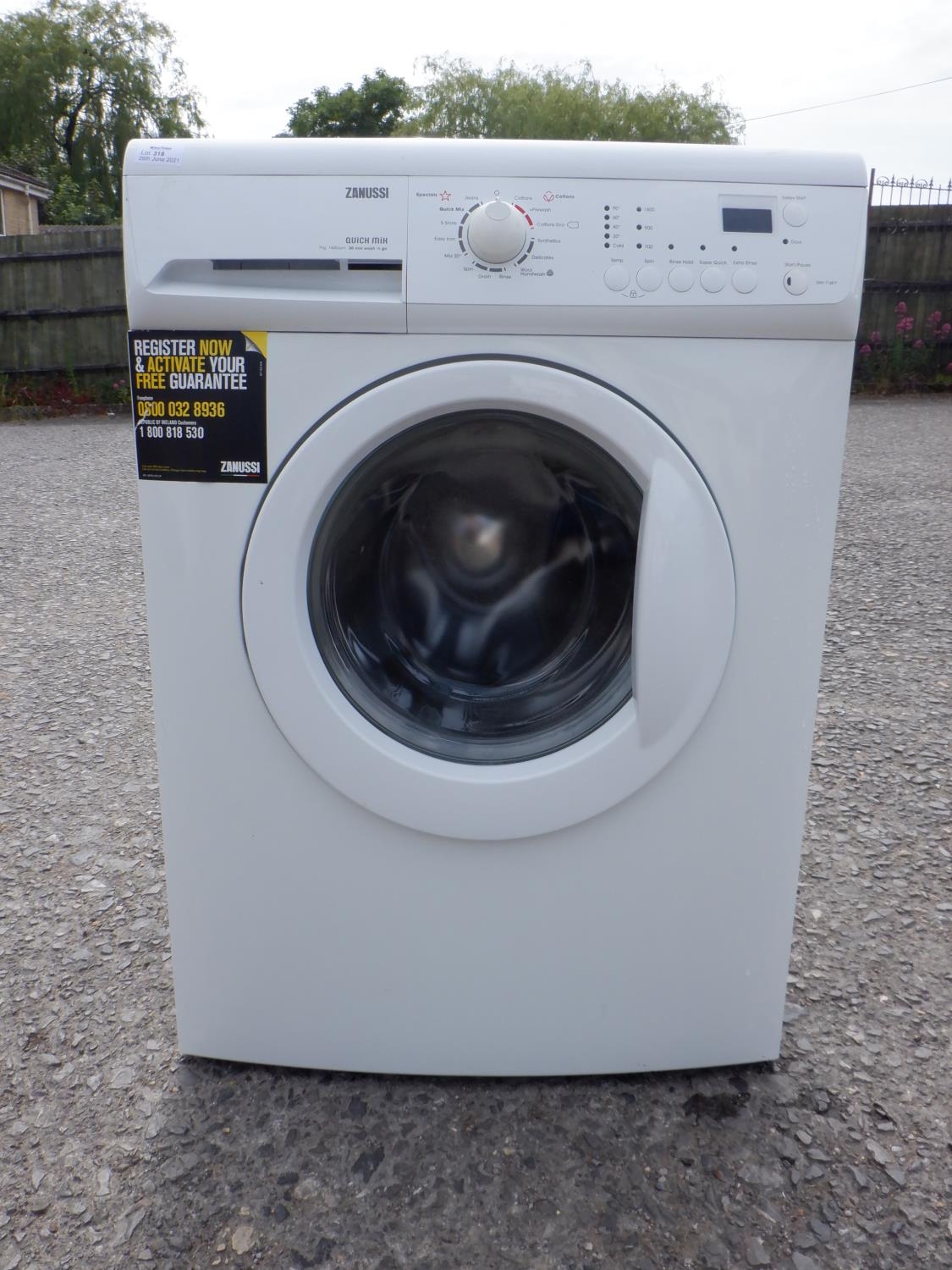 zanussi washing machine zwh7148p