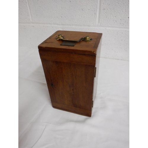 285 - Turn of the Century Microscope  in Mahogany Box