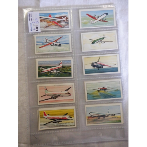 37 - Category - Aircraft: Cardmaster L100 x Jet Aircraft of the World, International Heritage M20 x SQ2 a... 