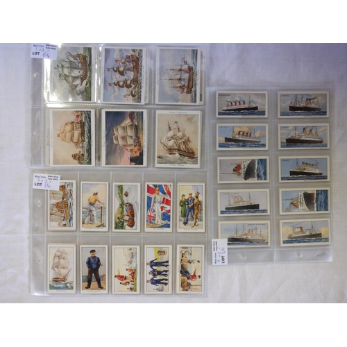 64 - Category - Navy: Player L25 x Old Naval Prints, Hill-Spinet House 30 x Nautical Songs, Bournville 27... 