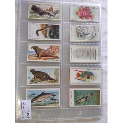 112 - Category - Shells & Fish: Wills 25 x  1st Series Pond and Aquarium Unissued and 25 x 2nd Series , Ke... 