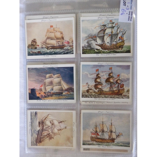 64 - Category - Navy: Player L25 x Old Naval Prints, Hill-Spinet House 30 x Nautical Songs, Bournville 27... 